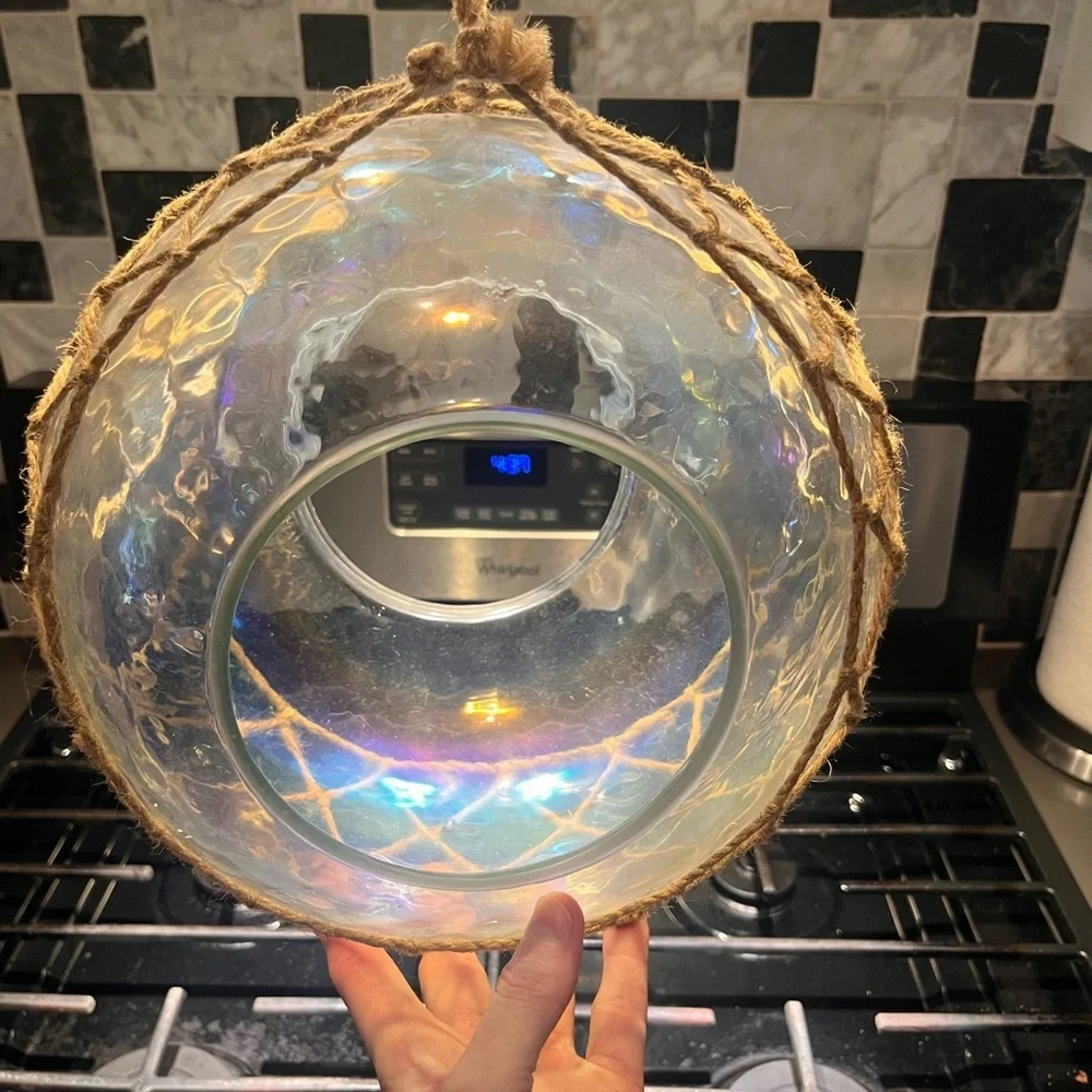 Glass Bird Feeder